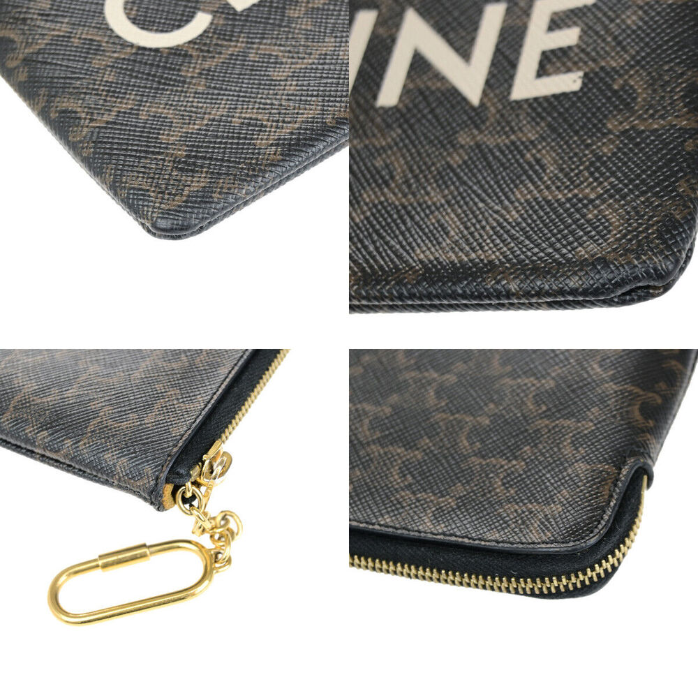 Celine Logo Coin Card Key Case Triomphe #143624C25B - Picture 7 of 13